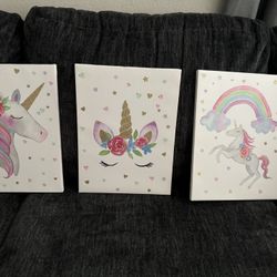 Girls Room Decor Unicorn/ Rainbow Themed $15