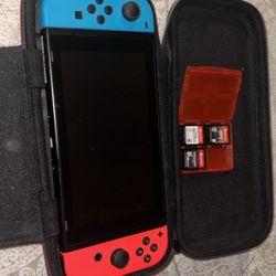 Nintendo Switch With Games 