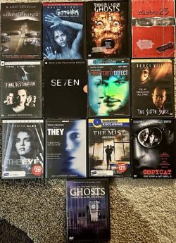 Lot of Thirteen DVD Thriller/ Suspense Movies - Tested/Clean