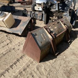 Bobcat, Heavy Duty, Skiploader, Skid Steer, Buckets, Snow 