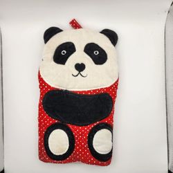 Panda oven mitt.