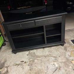 Real Wood. Black Entry Table