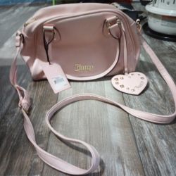 Juicy Couture Baby Pink All Out Of Love Satchel 