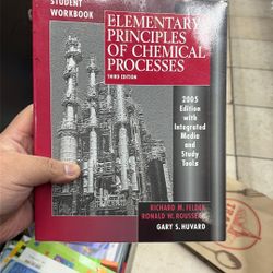 Elementary Principles Of Chemical Processes 3rd Edition 