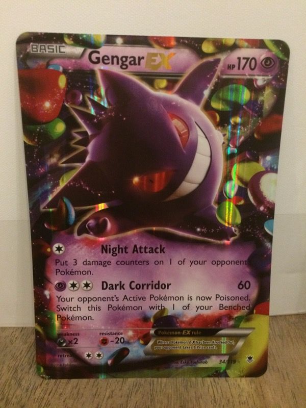 Gengar EX's full art, mega, and shiny m Gengar (pokemon cards) for Sale in  Fairfield, CA - OfferUp