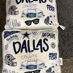 Dallas Cowboys And Longhorns Outside Pillows