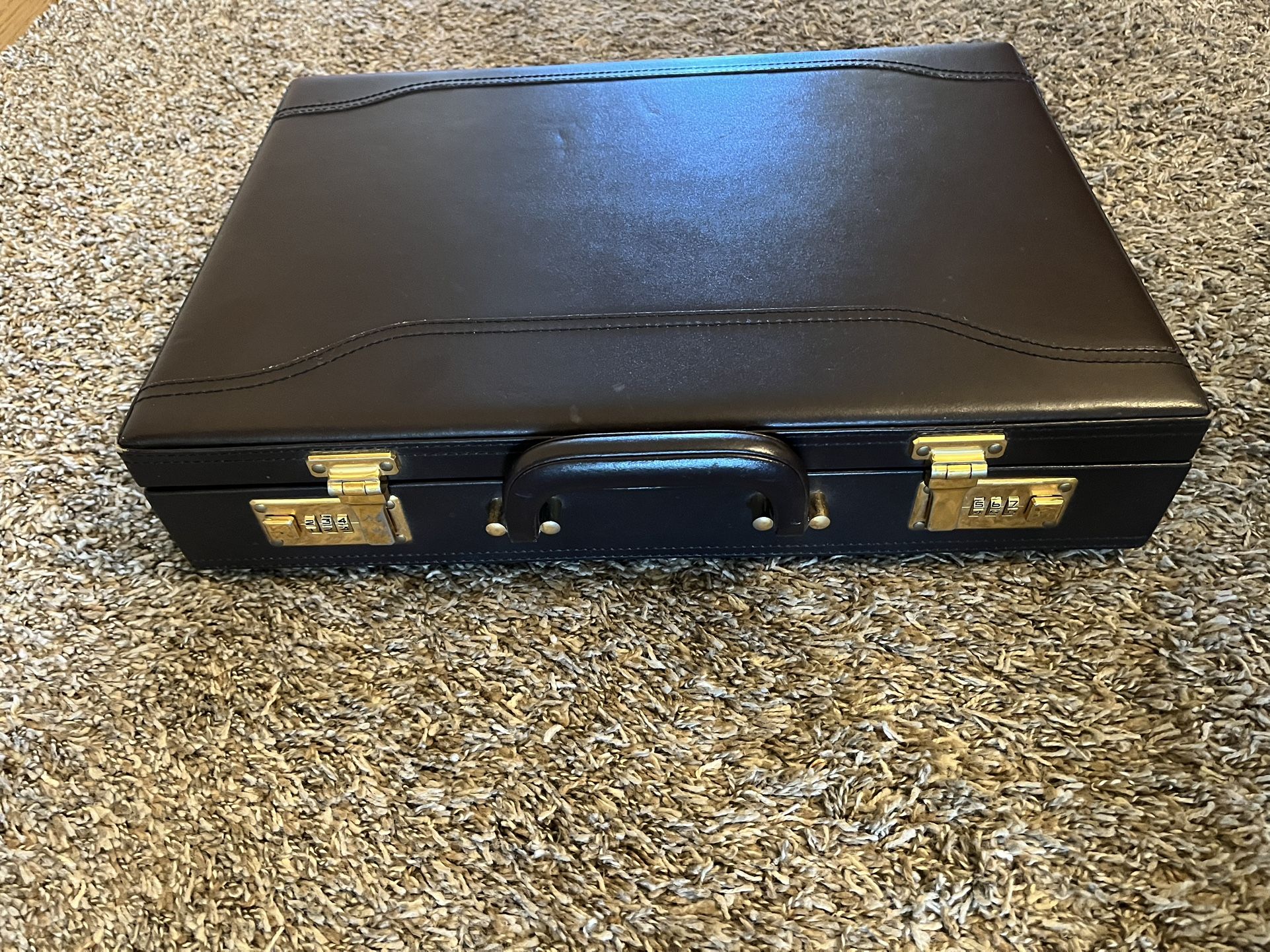 Locking Briefcase w /small Laptop Case Incld