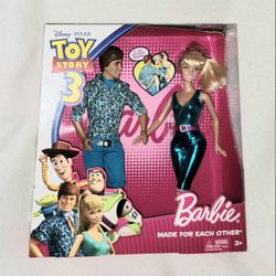 MATTEL DISNEY  TOY STORY 3 BARBIE AND KEN MADE FOR EACH OTHER DOLL SET