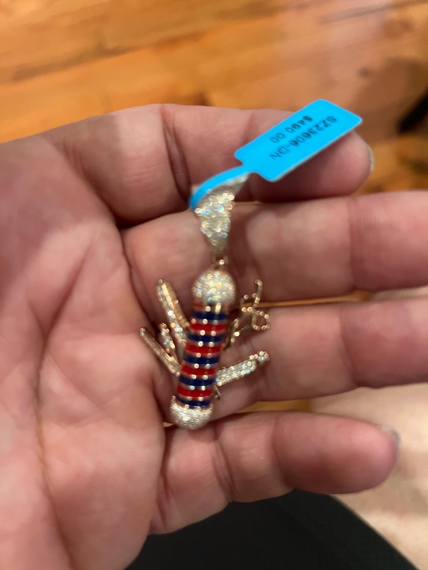 925 Moisanite Pendant For All Barbers