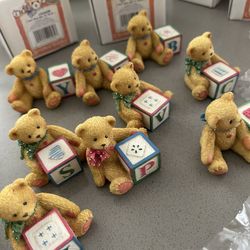 36 Vintage Cherished Teddies Alphabet Bear,     $5 Each  