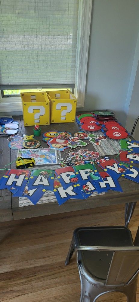Super Mario Brothers Party Supplies