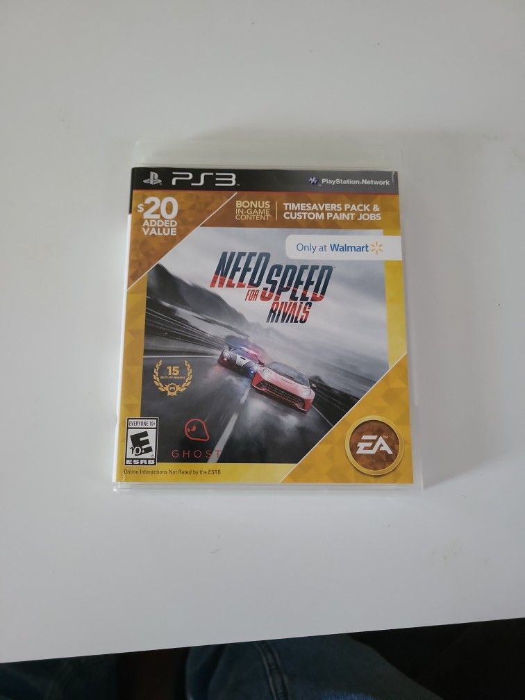 PS3 GAME NEED FOR SPEED RIVALS 