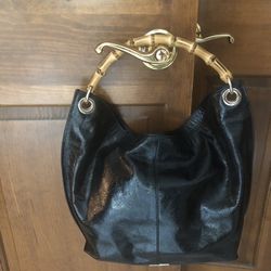 Vince Camuto Black Leather Bag