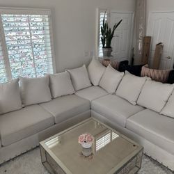 Off White 7x7 L Shape sectional 