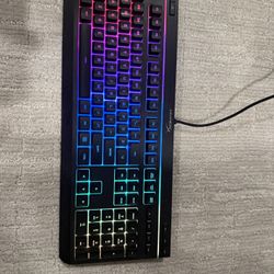 HyperX Alloy Core RGB Black LED Wired Membrane Computer Gaming Keyboard