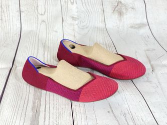 Rothy’s Raspberry Color Block Ballet Flat Women’s Size 7