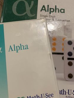 Homeschool Curriculum:,Math u See, Alpha And AAR L2