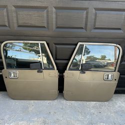 Jeep Wrangler YJ Full Doors Khaki 1981 Through 1995