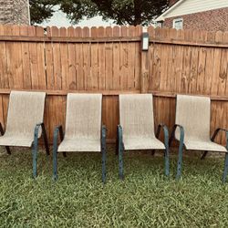 Patio Chairs Set of 4