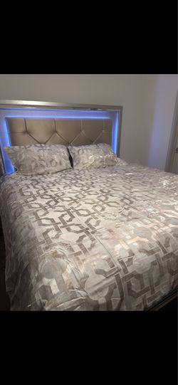 Titanium king size bed