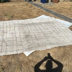 Rug And Pad. Shag / High Pile. Make offer 