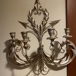 Antique Candle Holder Wall Sconce 