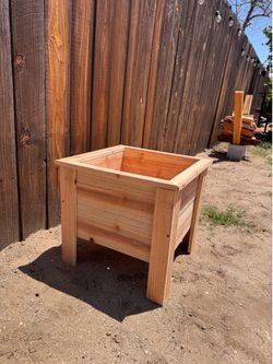 16 x 16 inch Square Cedar Planter