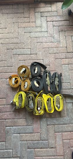 Dozen Heavy Duty Ratchet Straps- Assorted Lengths