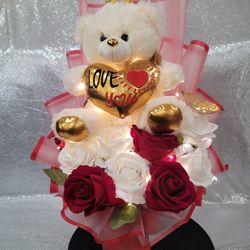 VALENTINE'S PLUSH BOUQUET