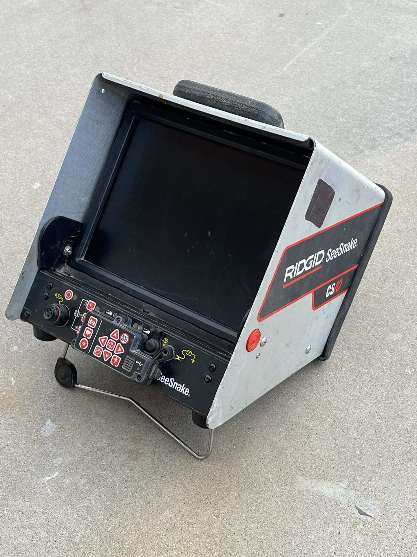 RIDGID Seesnake CS10 For Parts/Repair LCD MONITOR CS 10 Sewer camera.