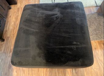 Large chocolate brown Ottoman