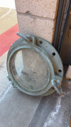 Heavy brass porthole