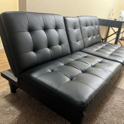 Black futon