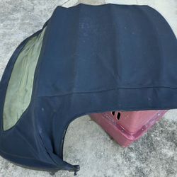 BMW Z3 Blue Convertible Top 