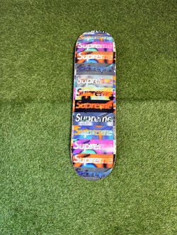 Supreme Distorted Logo Skateboard Deck