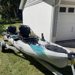 2 Seater Kayak With Trailer