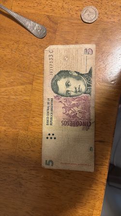 Argentina 5 Pesos Banknote