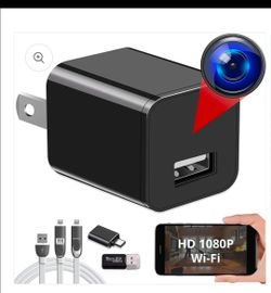 NEW Hidden Camera Alpha Tech iQCharger 1080P Wi-Fi  USB Charger