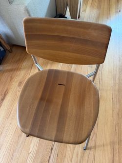 Wood and Metal Dining Chair (1)