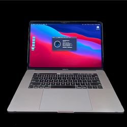 Macbook pro 15 inch touch bar  Radeon pro 555x 