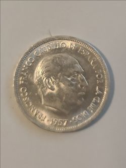 Spain Franco 1957 25 PTAS