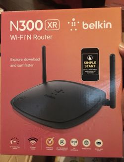 Belkin N300 External Antenna Wi-Fi Router (F9K1007)