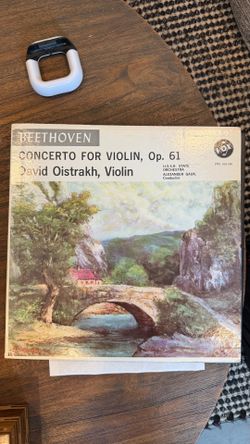 David Oistrakh, Beethoven - Concerto For Violin, Op. 61 (VG+) VOX STPL 516,150