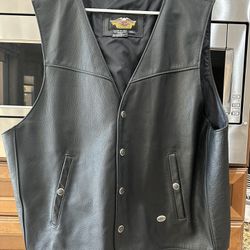Harley Davidson XXL leather Vest 