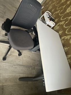 Adjustable Motorized Desk And Chair $200 OBO