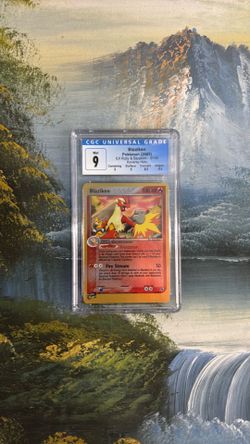 Blaziken reverse holo cgc 9 blue label