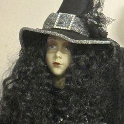 Halloween Decor 3ft Black Witch