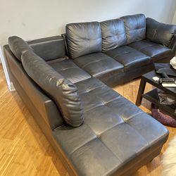 L Shape Leather Sofa
