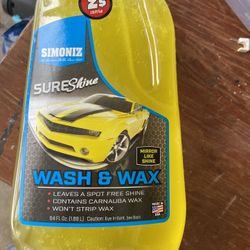 Wash And Wax Cleaner 