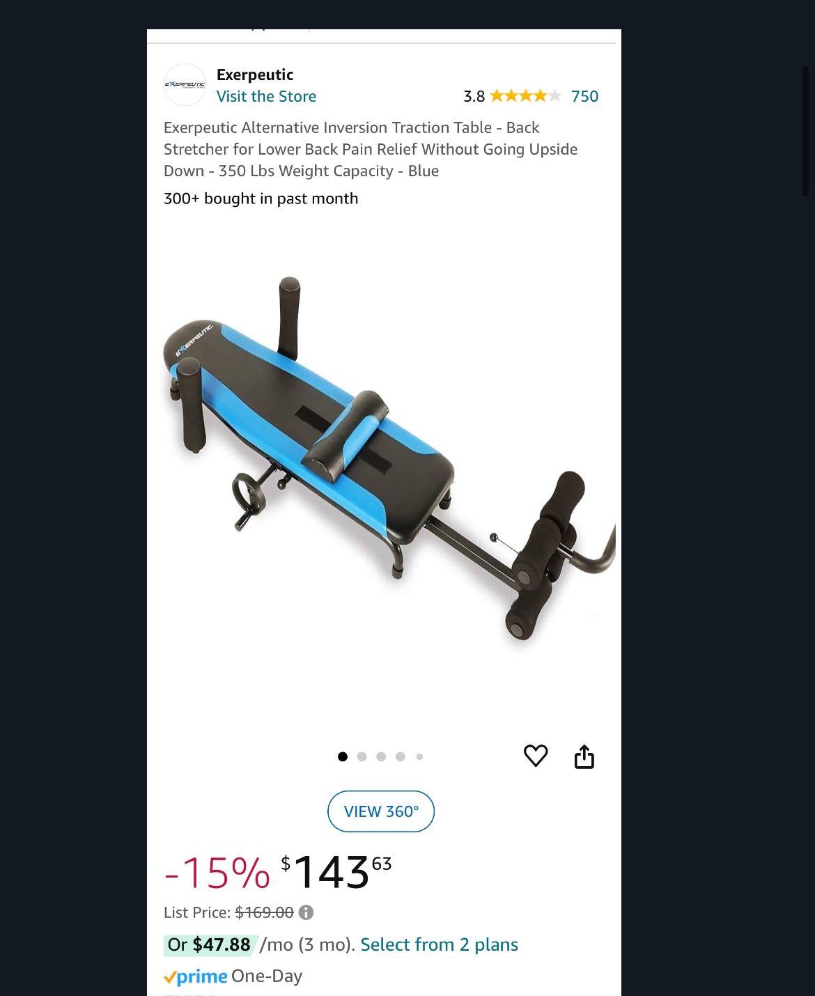 Alternative Inversion Traction Table